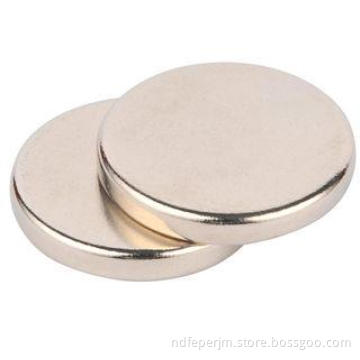 Custom made Sintered NdFeB Disc Magnet With Zn Plating 1mm-